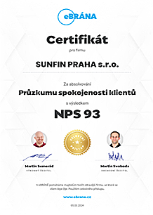 Certifikát eBRÁNA