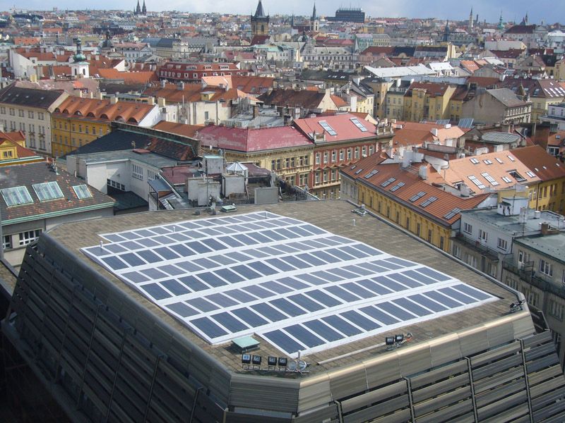 Fotovoltaika na Národním divadle